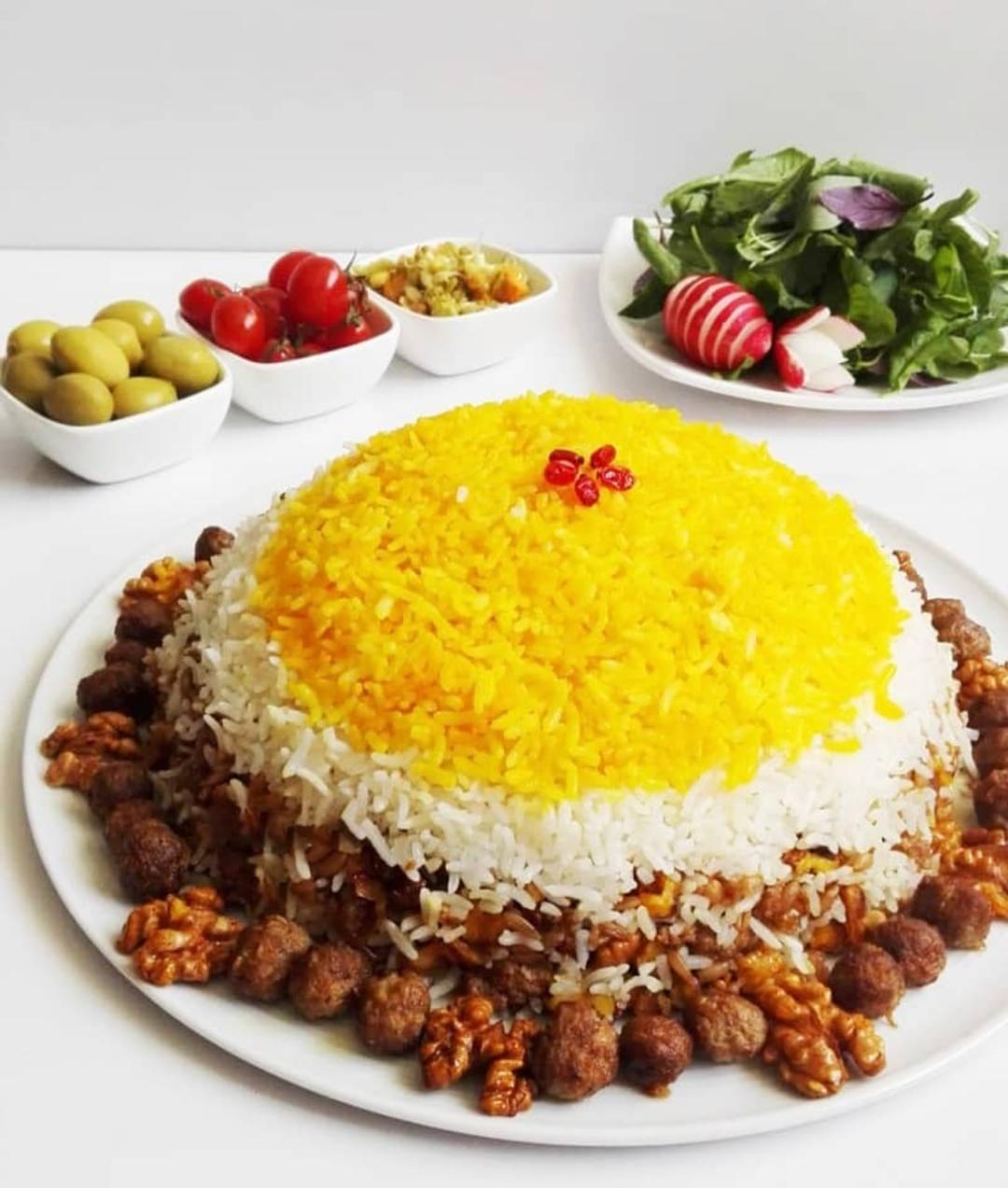 گردو پلو شهر کردی