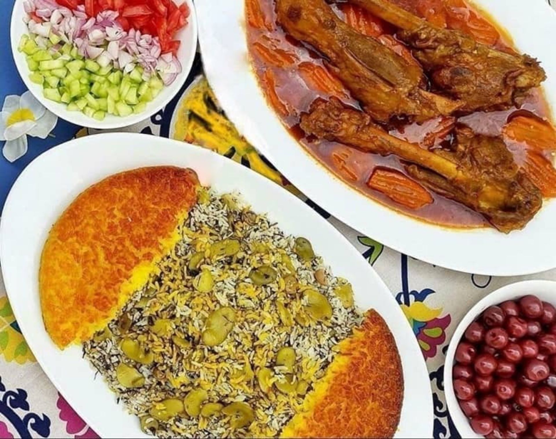 باقالی پلو با ماهیچه