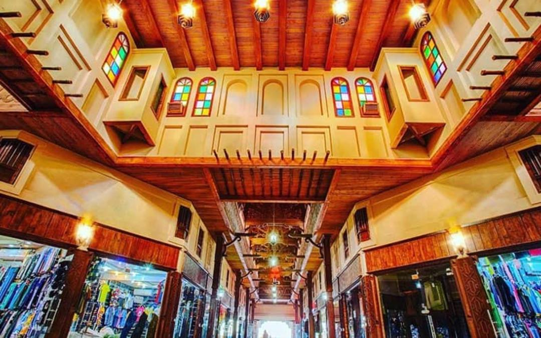 فضای داخلی بازار نخل درگهان