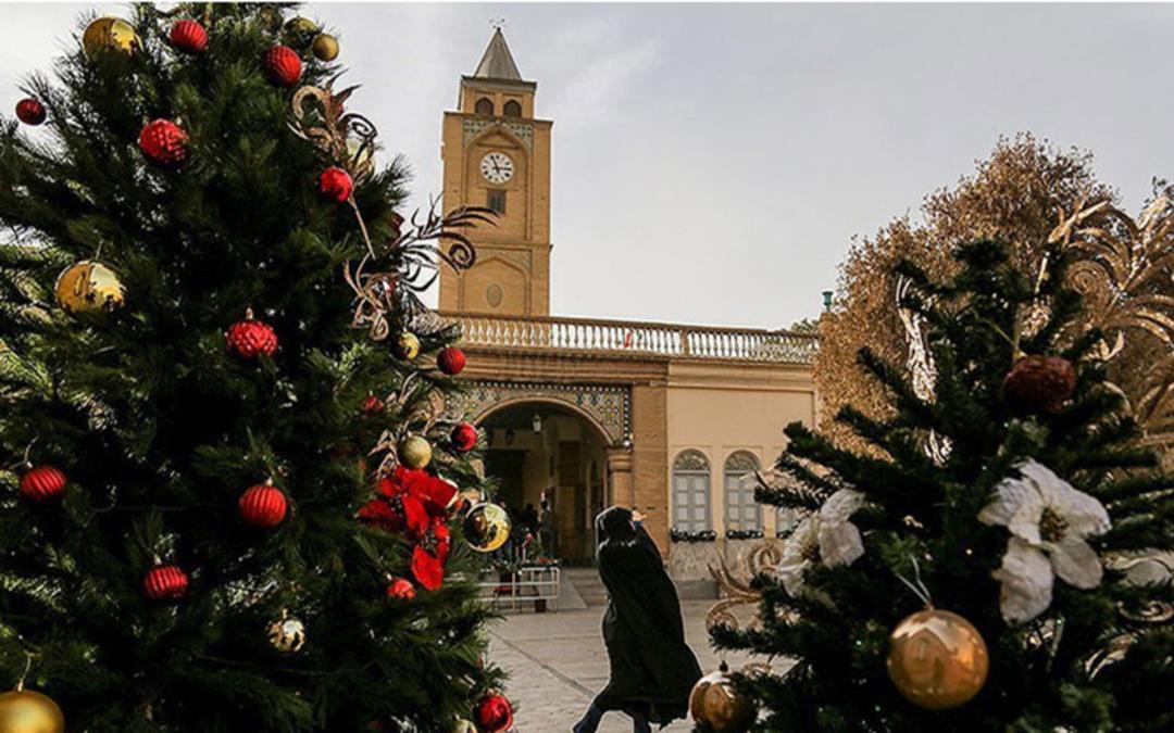 محله جلفا در کریسمس