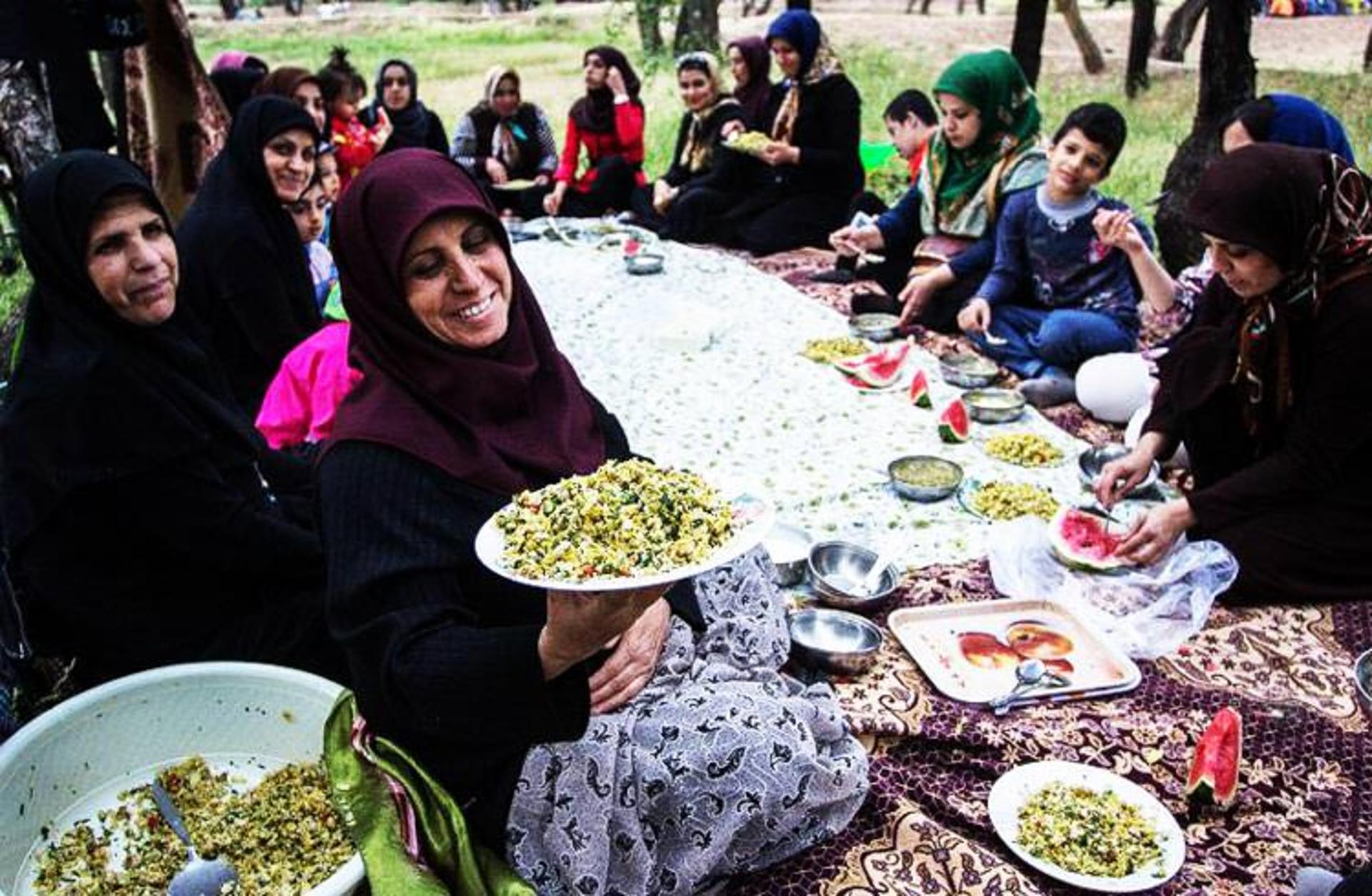 صرف آش در طبیعت در روز ۵۰ بدر