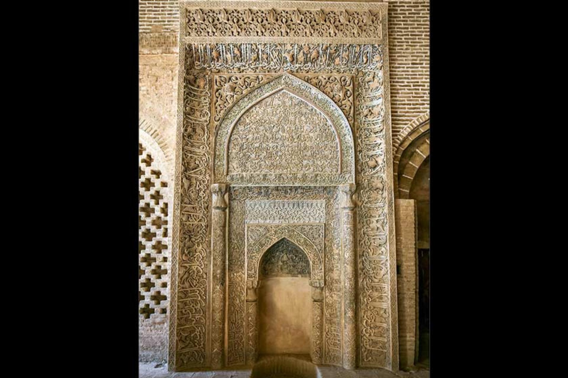 محراب زیبای الجایتو مسجد جامع اصفهان