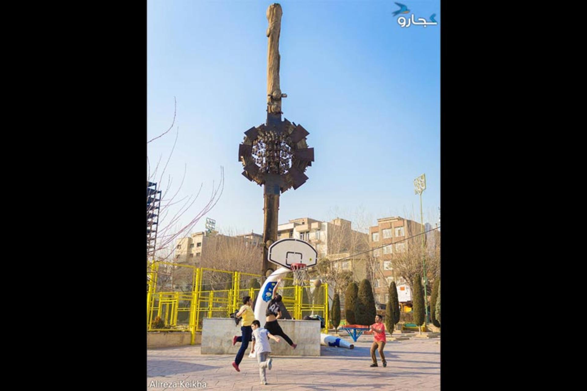 زمین بسکتبال پارک هنرمندان