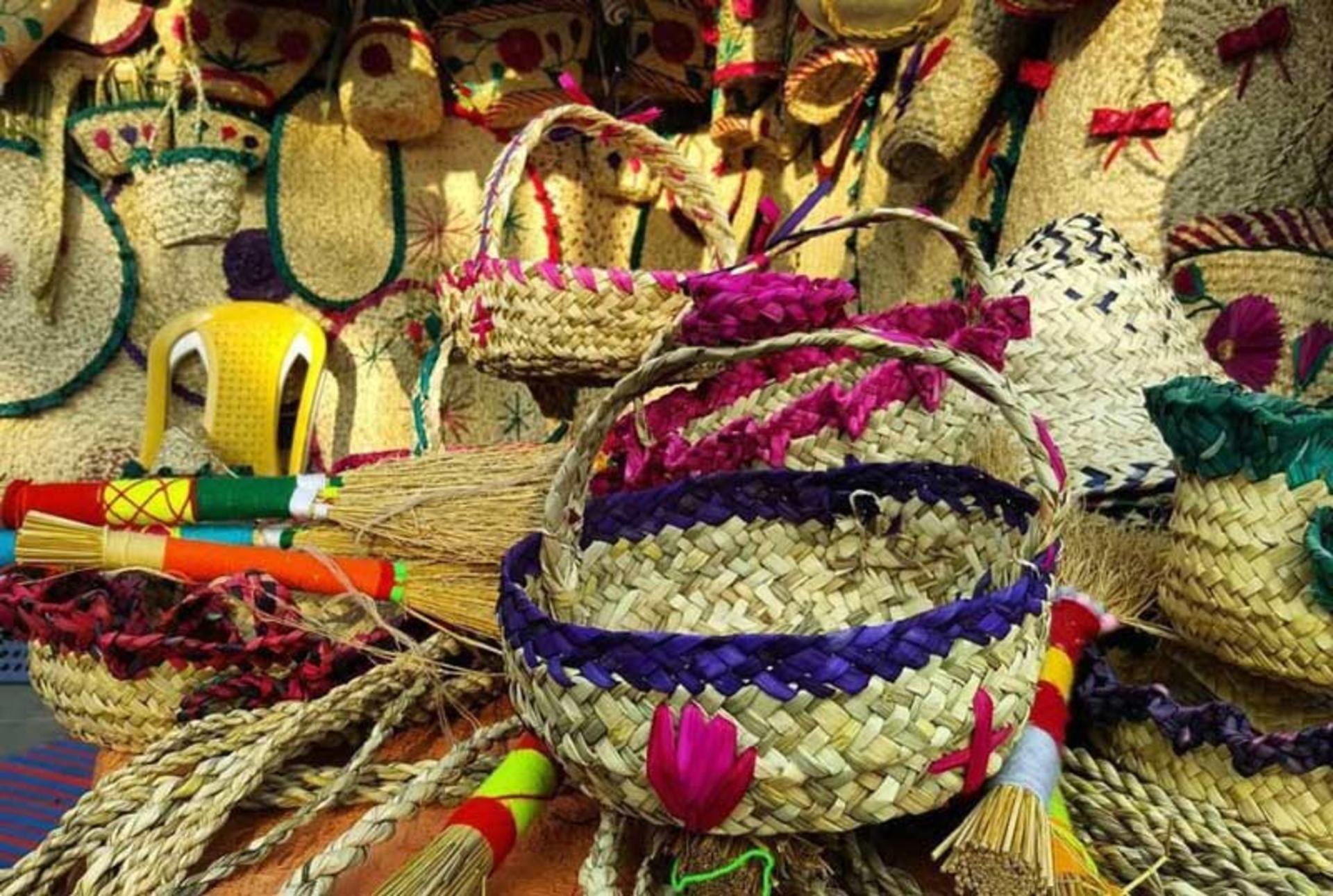 انواع صنایع دستی حصیری در ایران