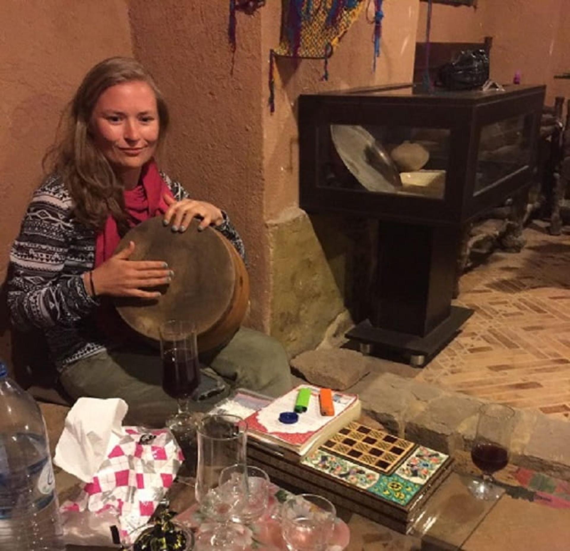 موزیسین خارجی در موزه قلات