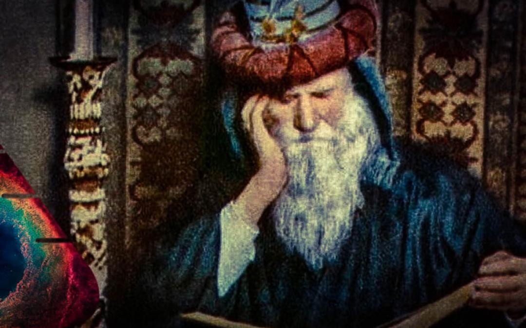 نقاشی خیام در حال تفکر