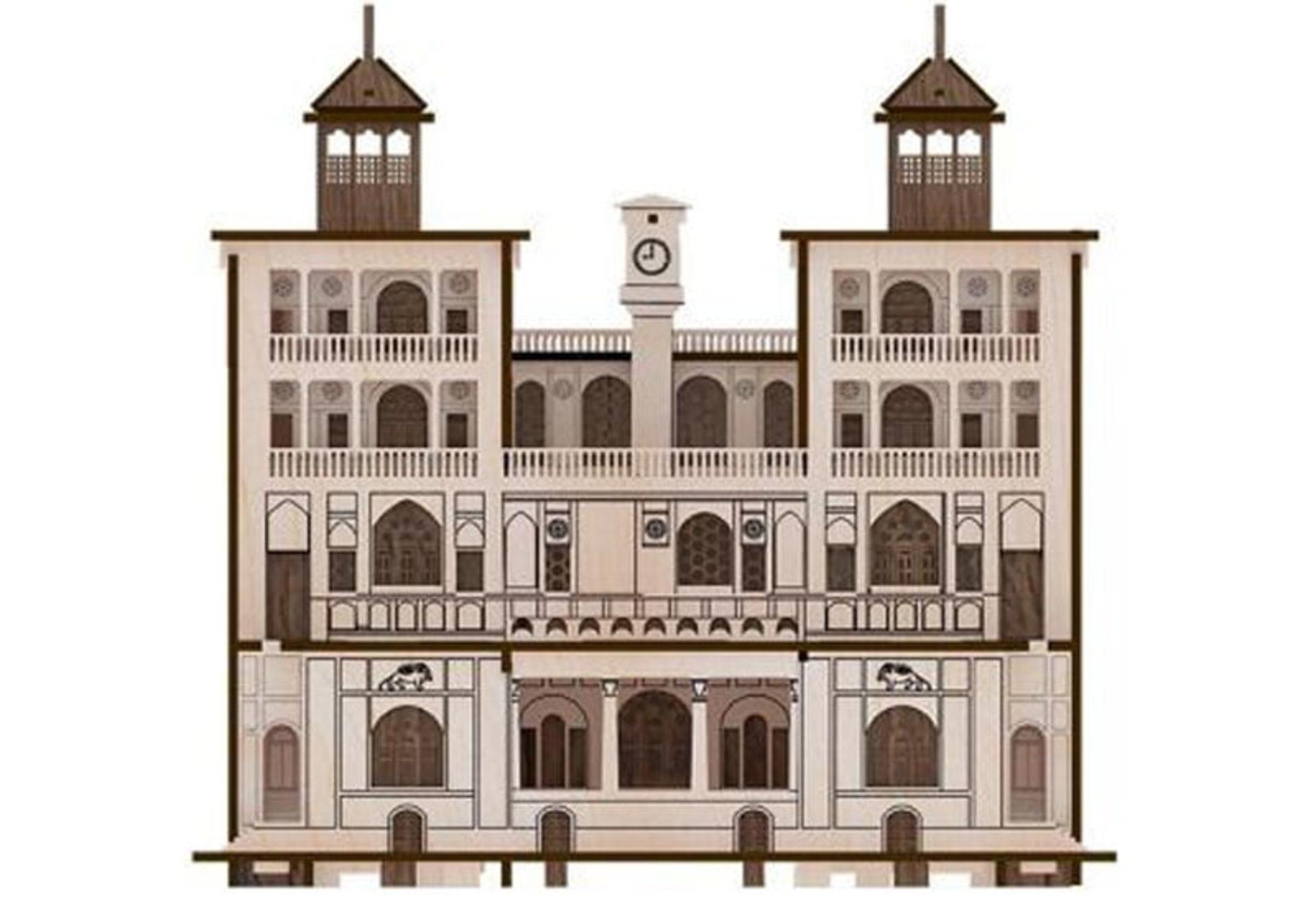 پلان عمارت شمس العماره