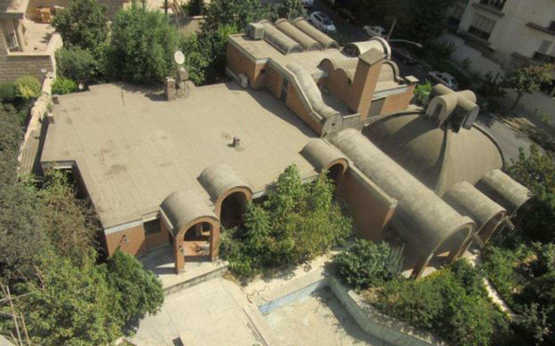 عکس هوایی از ساختمان قدیمی تهران