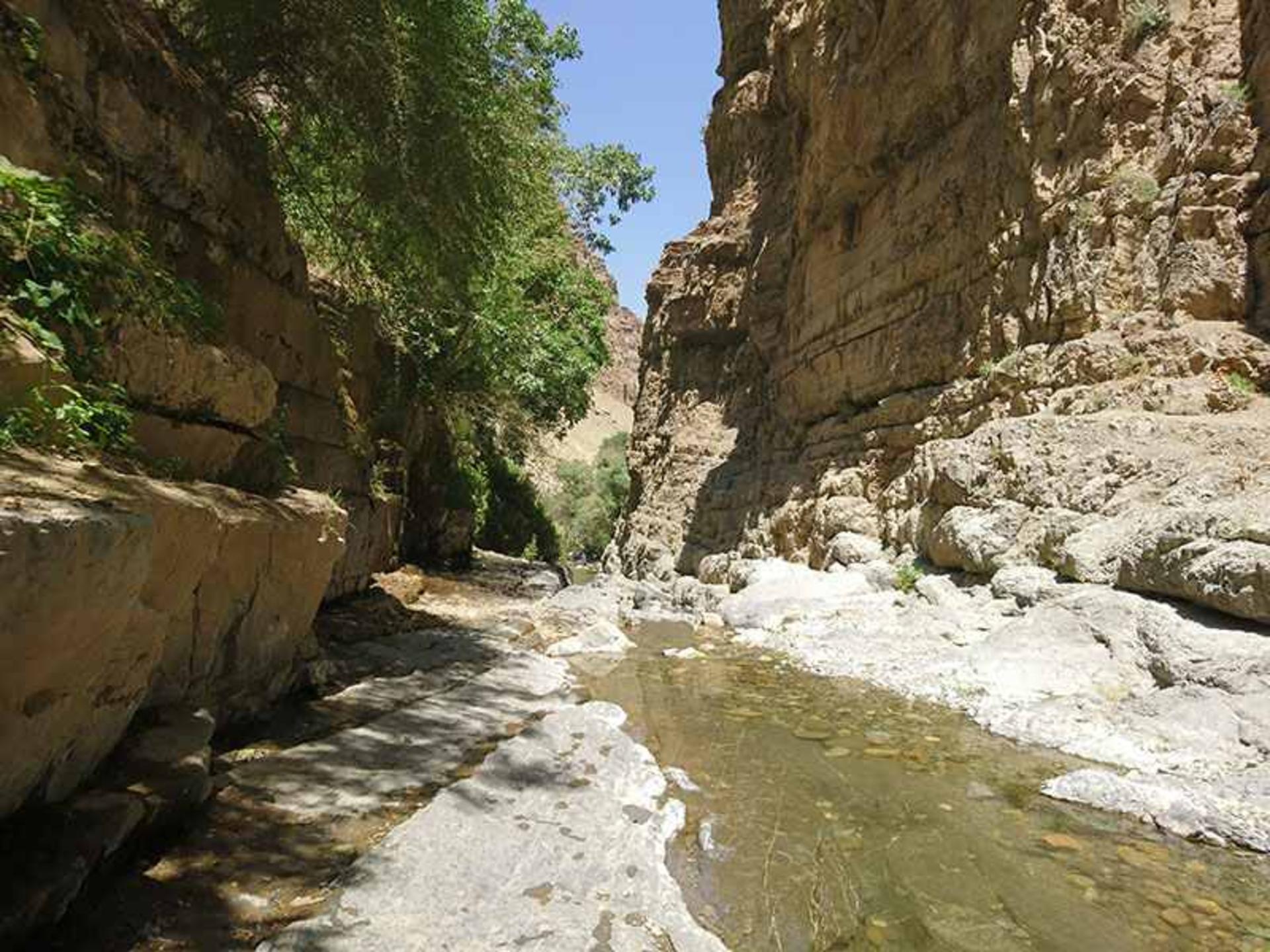 گذر رودخانه ارنگه از دل دره