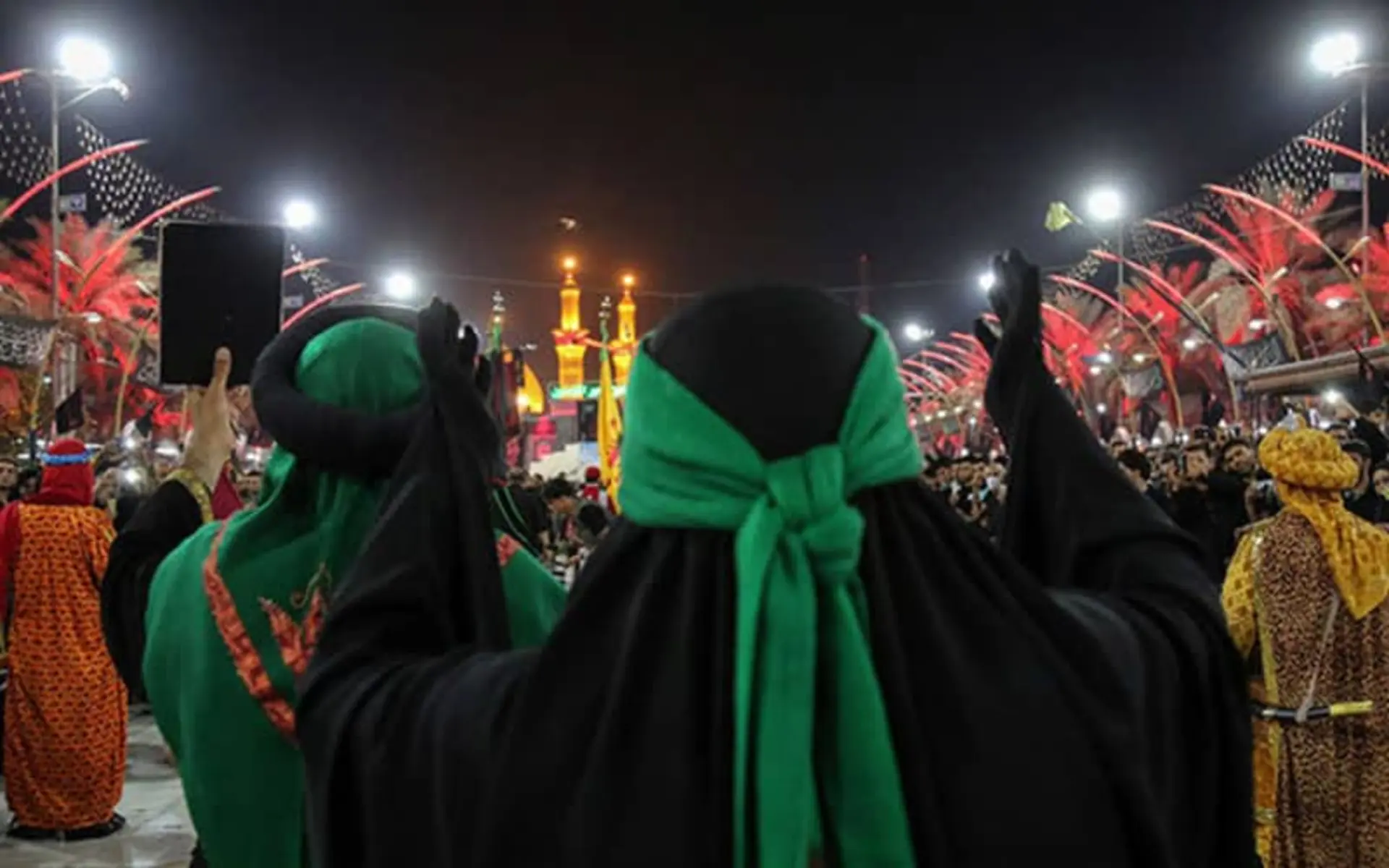 عزاداری زائران در کربلا