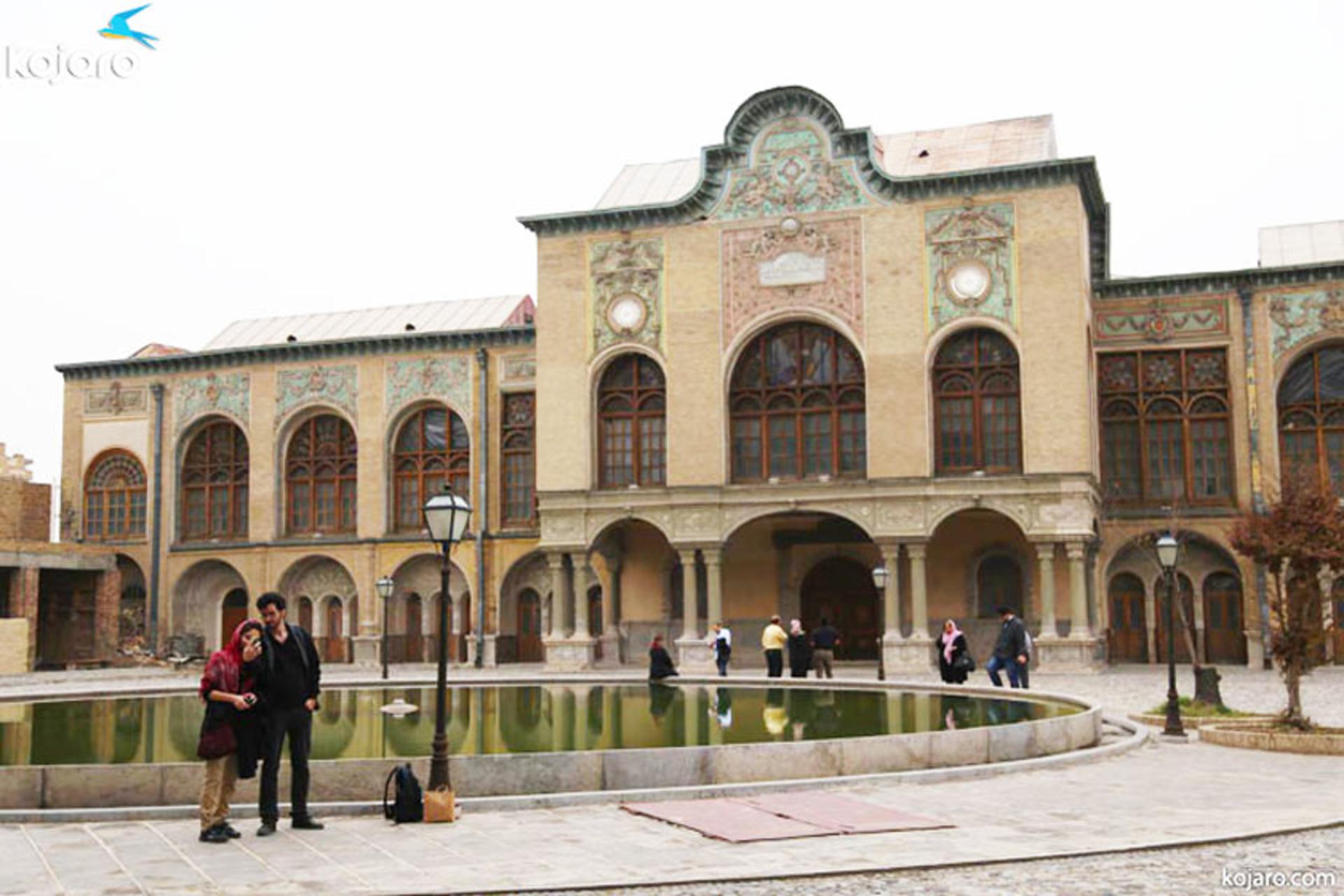 نمای بنای اصلی عمارت مسعودیه