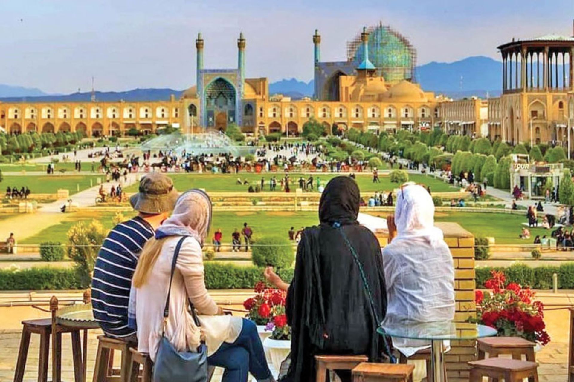 گردشگران خارجی در اصفهان