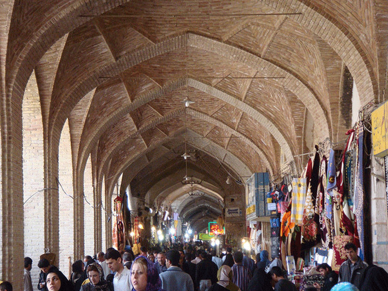 راسته گنجعلی خان بازار سنتی کرمان