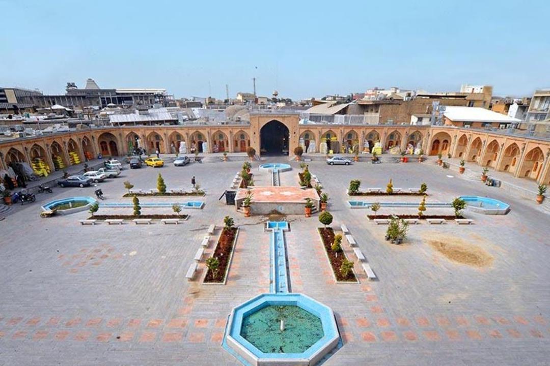 نمای کلی کاروانسرای خانات تهران
