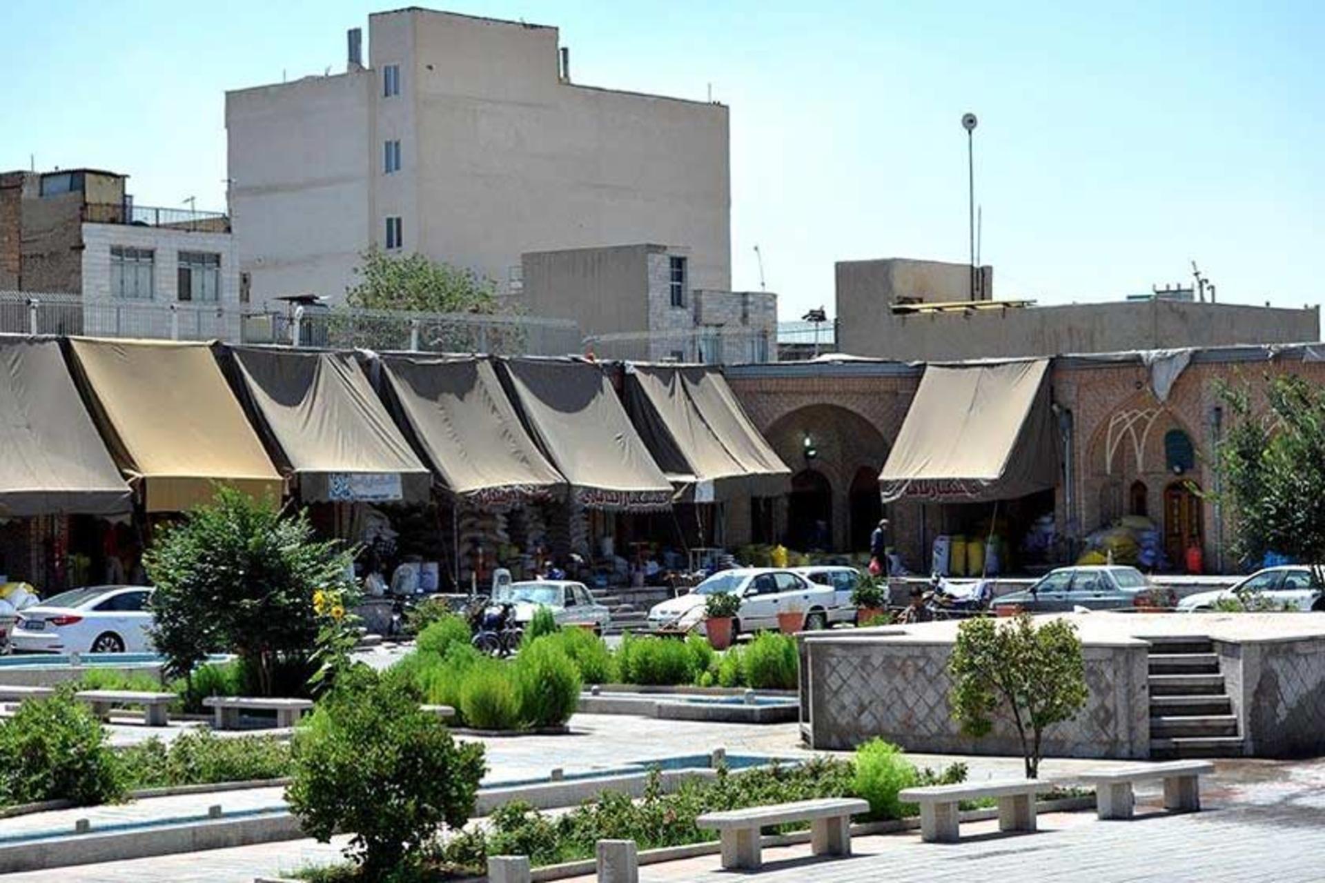 حجره‌های فروش در کاروانسرای خانات تهران