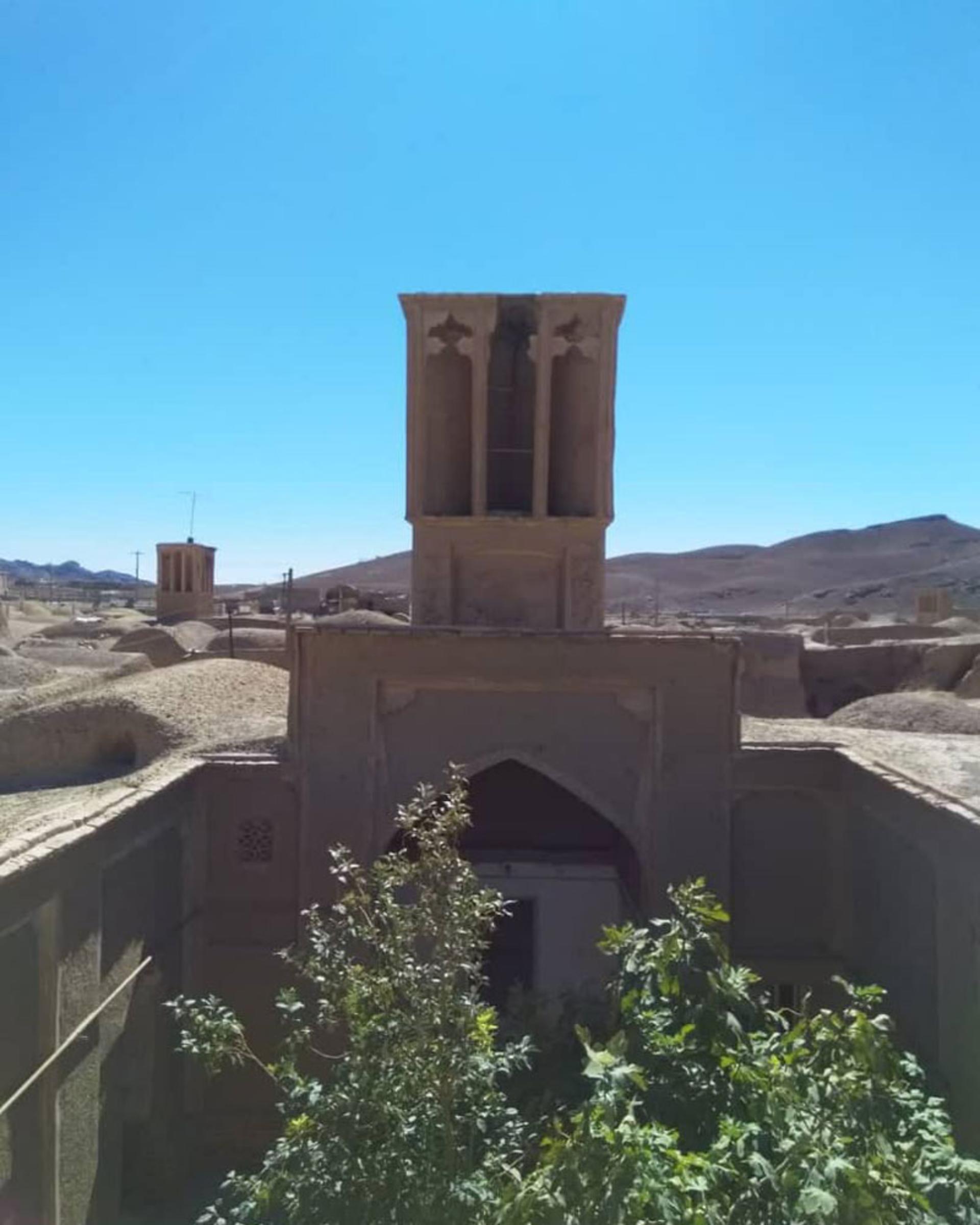خانه‌ای با بادگیر قدیمی در خراسان رضوی