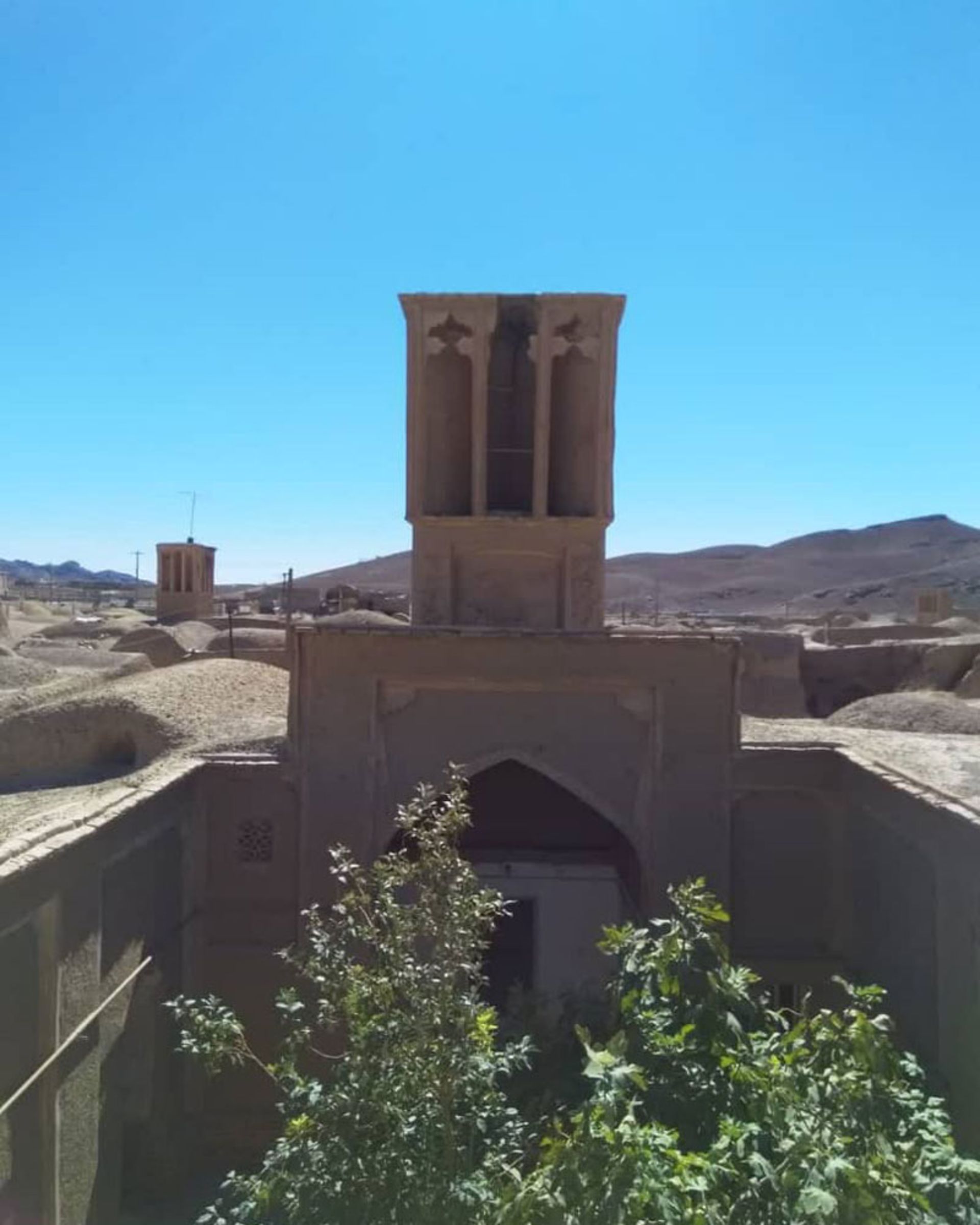 خانه‌ای با بادگیر قدیمی در خراسان رضوی