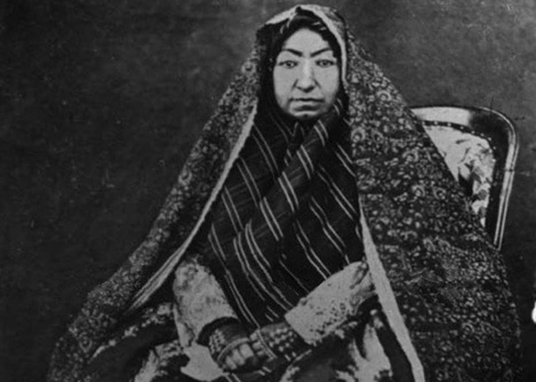 عکس قدیمی مهدعلیا مادر ناصرالدین شاه
