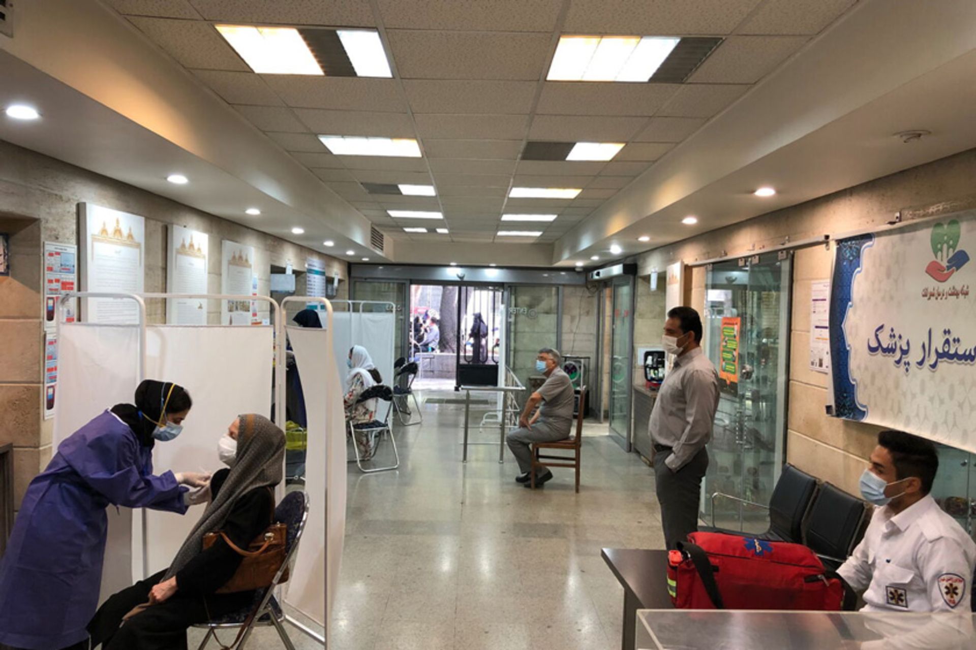 واکسیناسیون در کاخ نیاوران