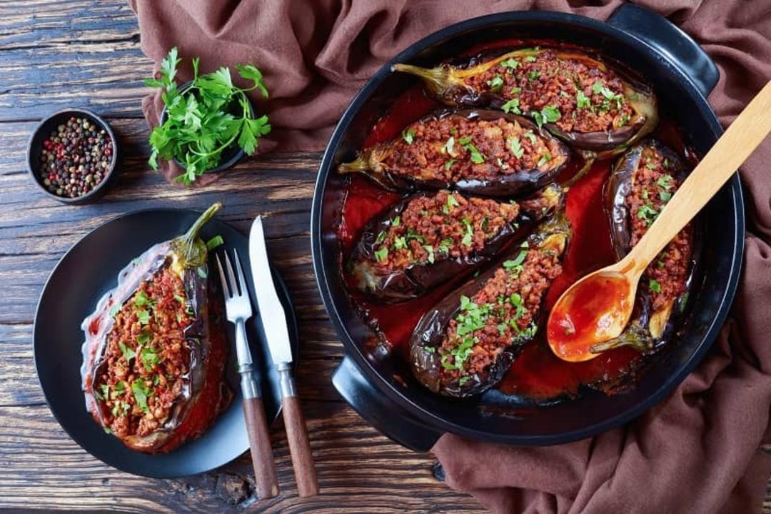 بادمجان شکم پر ترکی