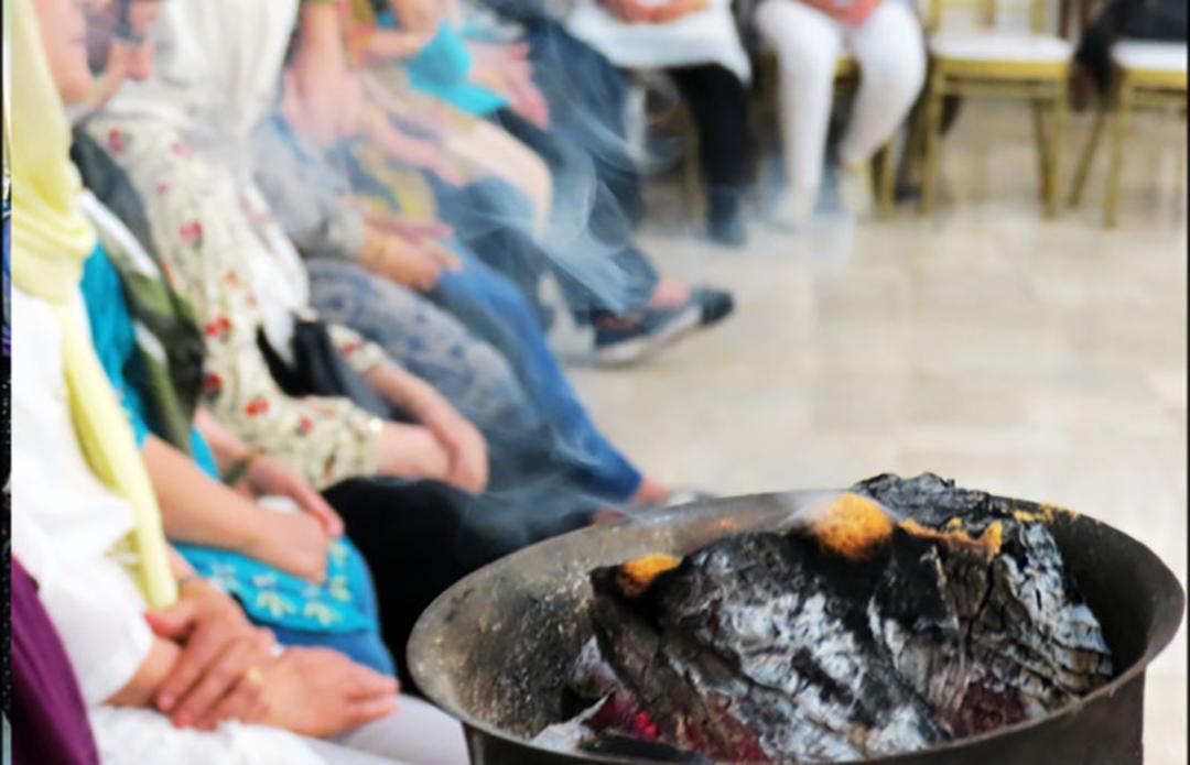آتش اسپند در جشن شهریورگان