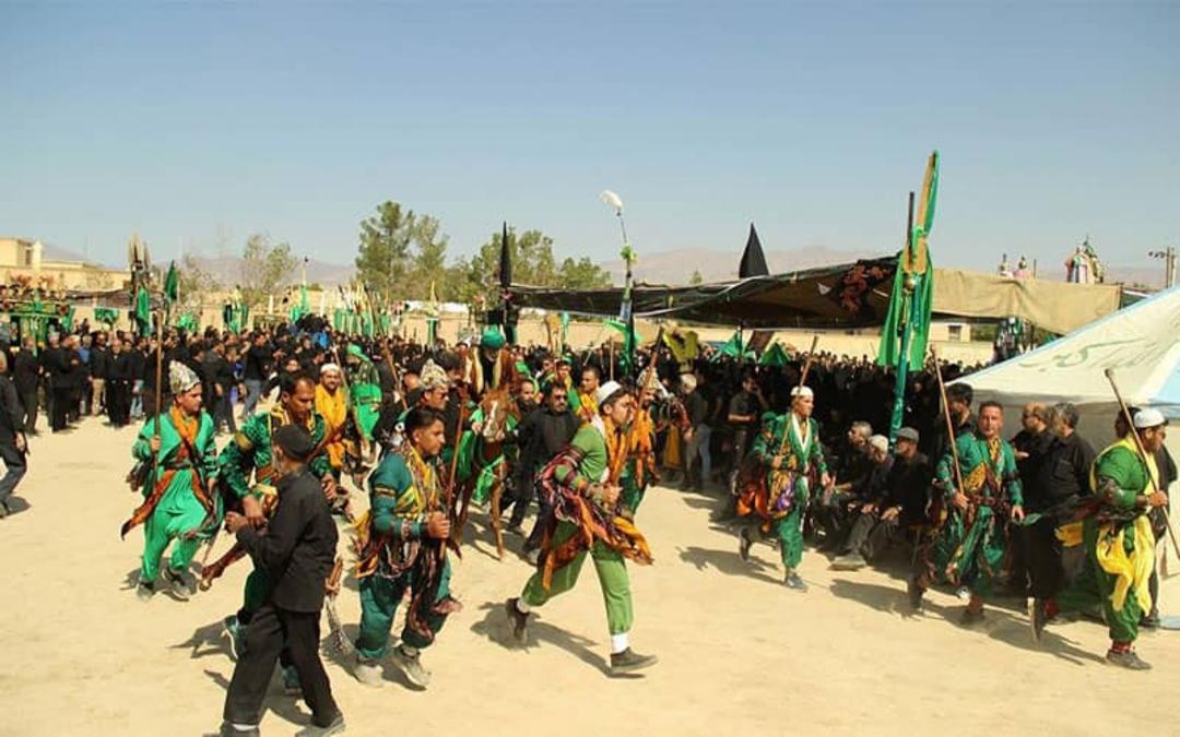 تعزیه امام حسین در فضای باز