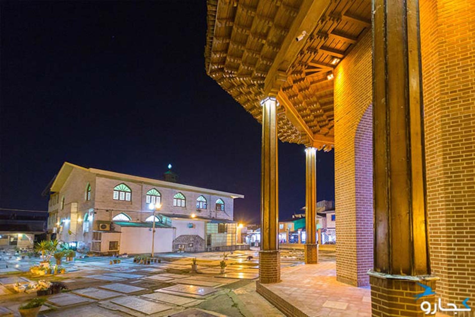 بنای زیبای آرامگاه میرزا کوچک خان جنگلی 