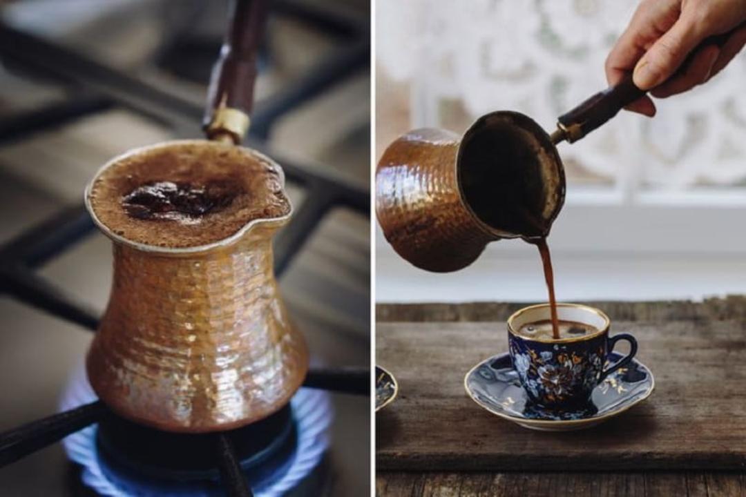 نوشیدنی گرم قهوه ترک