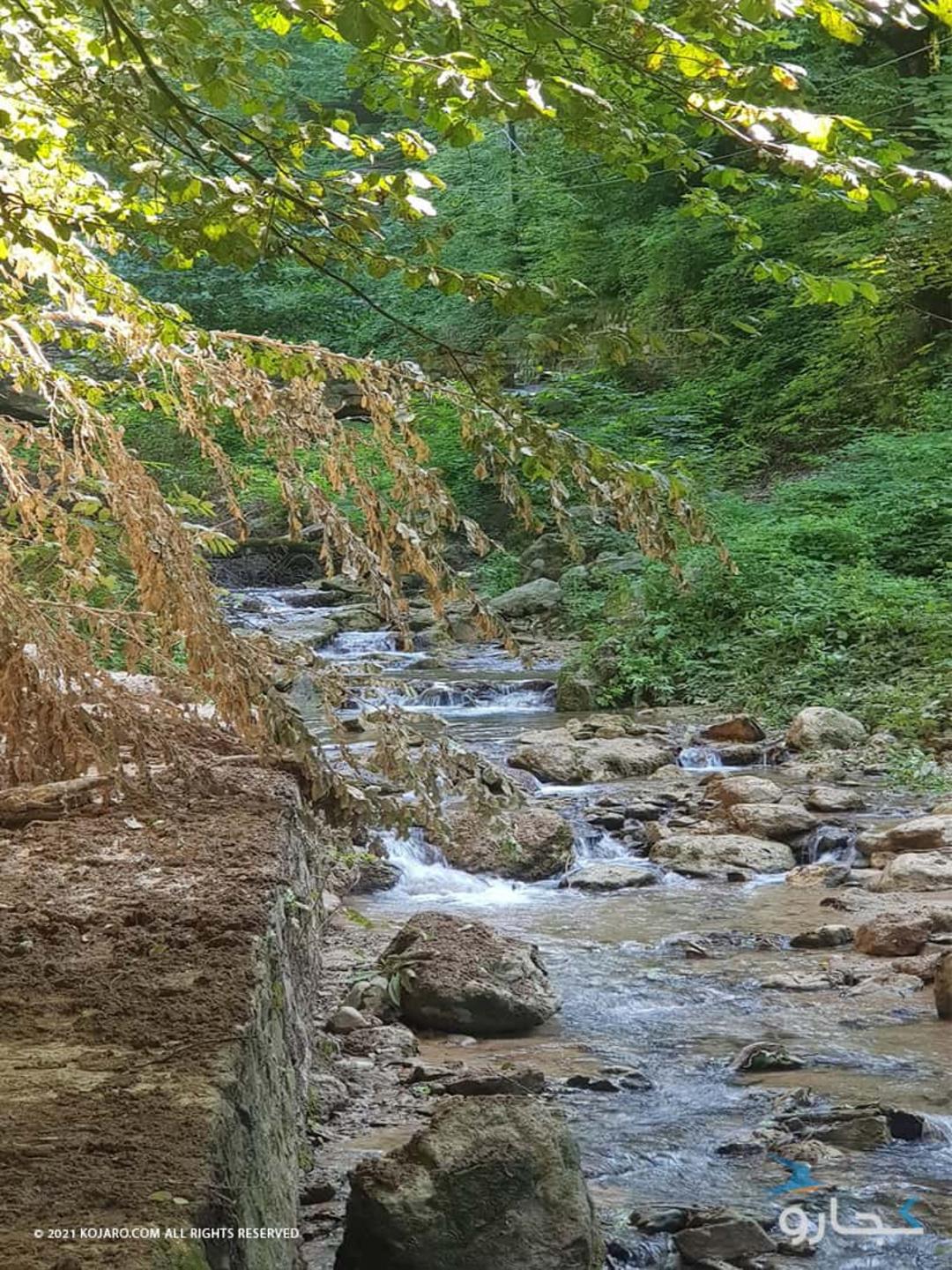 مسیر آبشار کبودوال