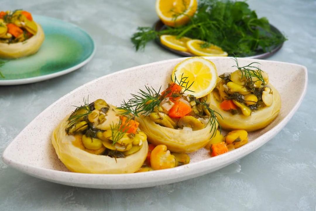 خوراک کنگر فرنگی ترکی