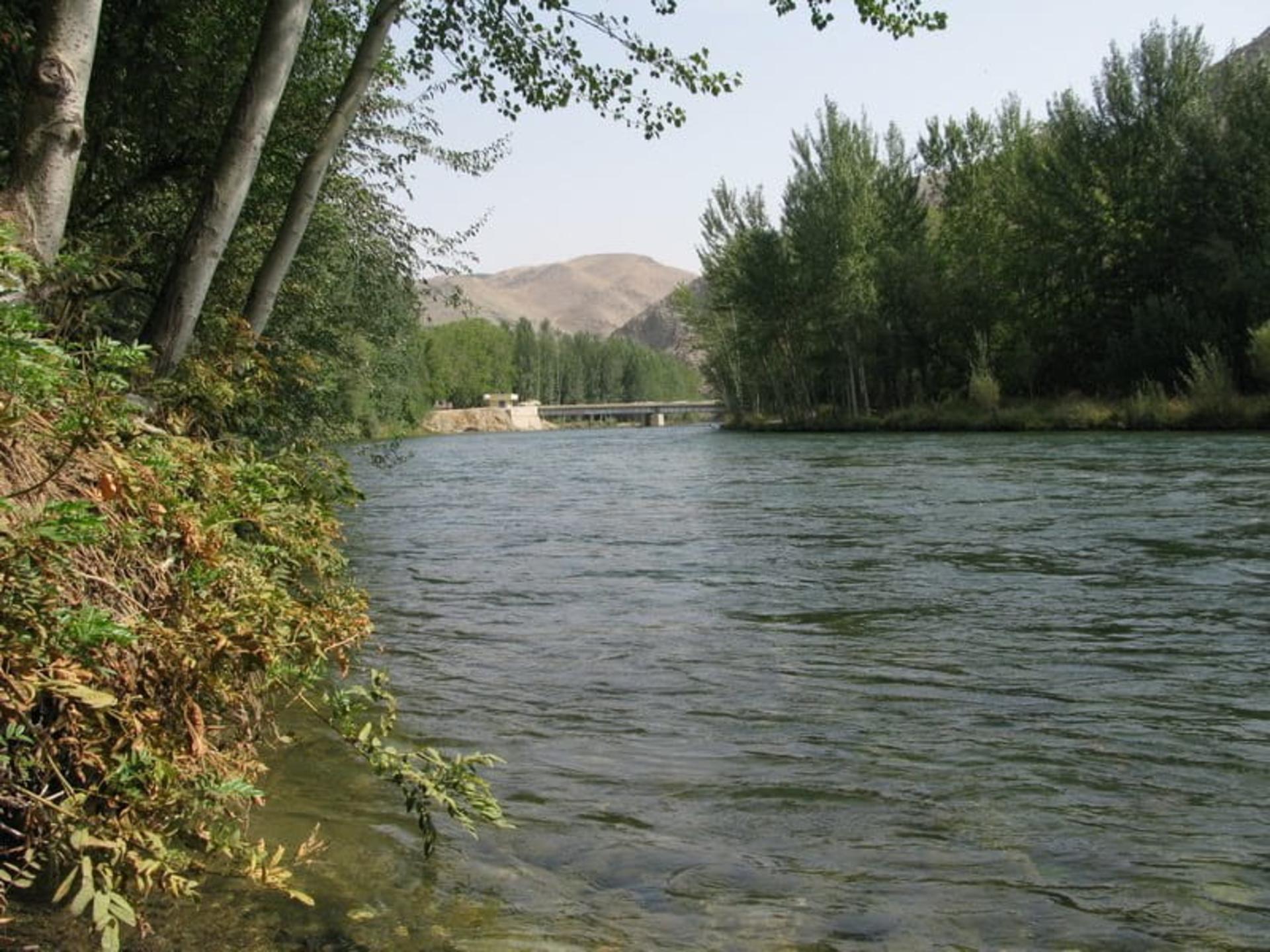 زاینده رود زیبا در روستای قوچان