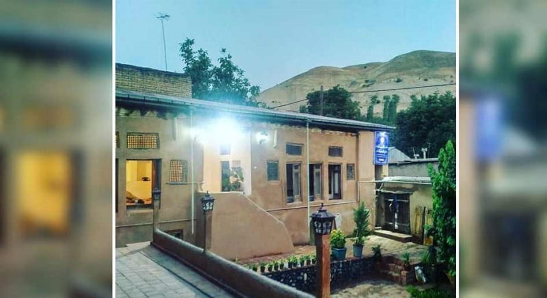 نمای بیرونی اقامتگاه بوم گردی حاج داوود بزرگمهر برغان