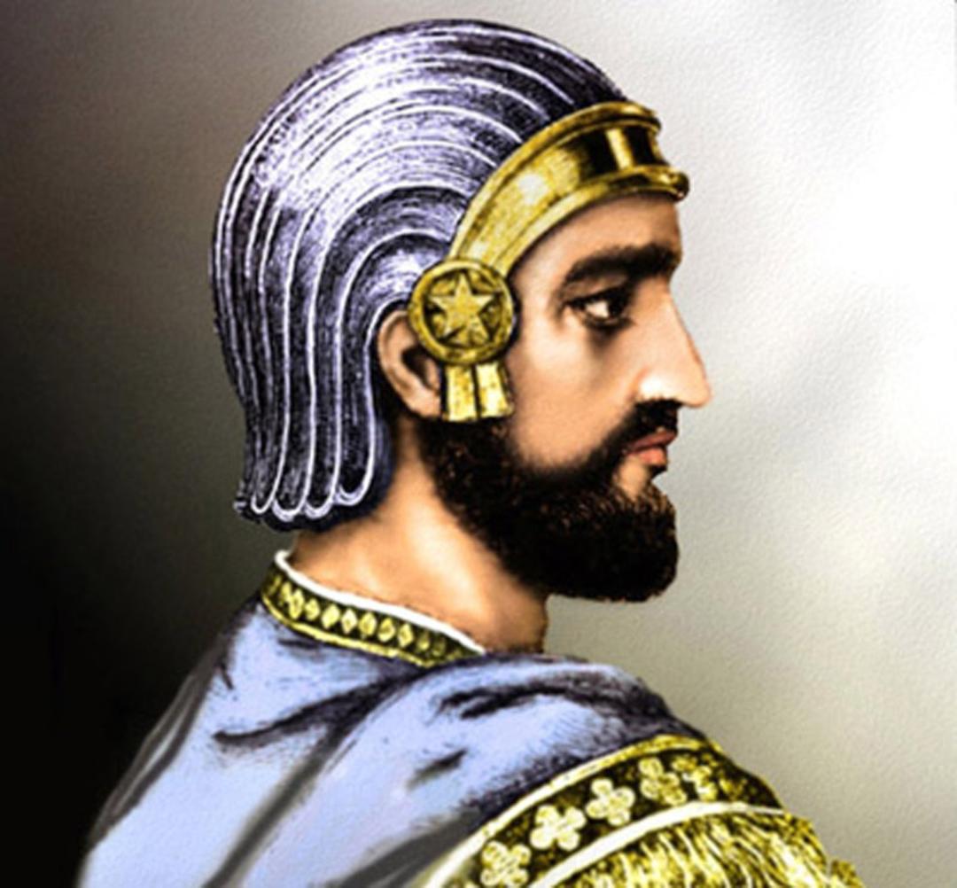نقاشی کوروش هخامنشی