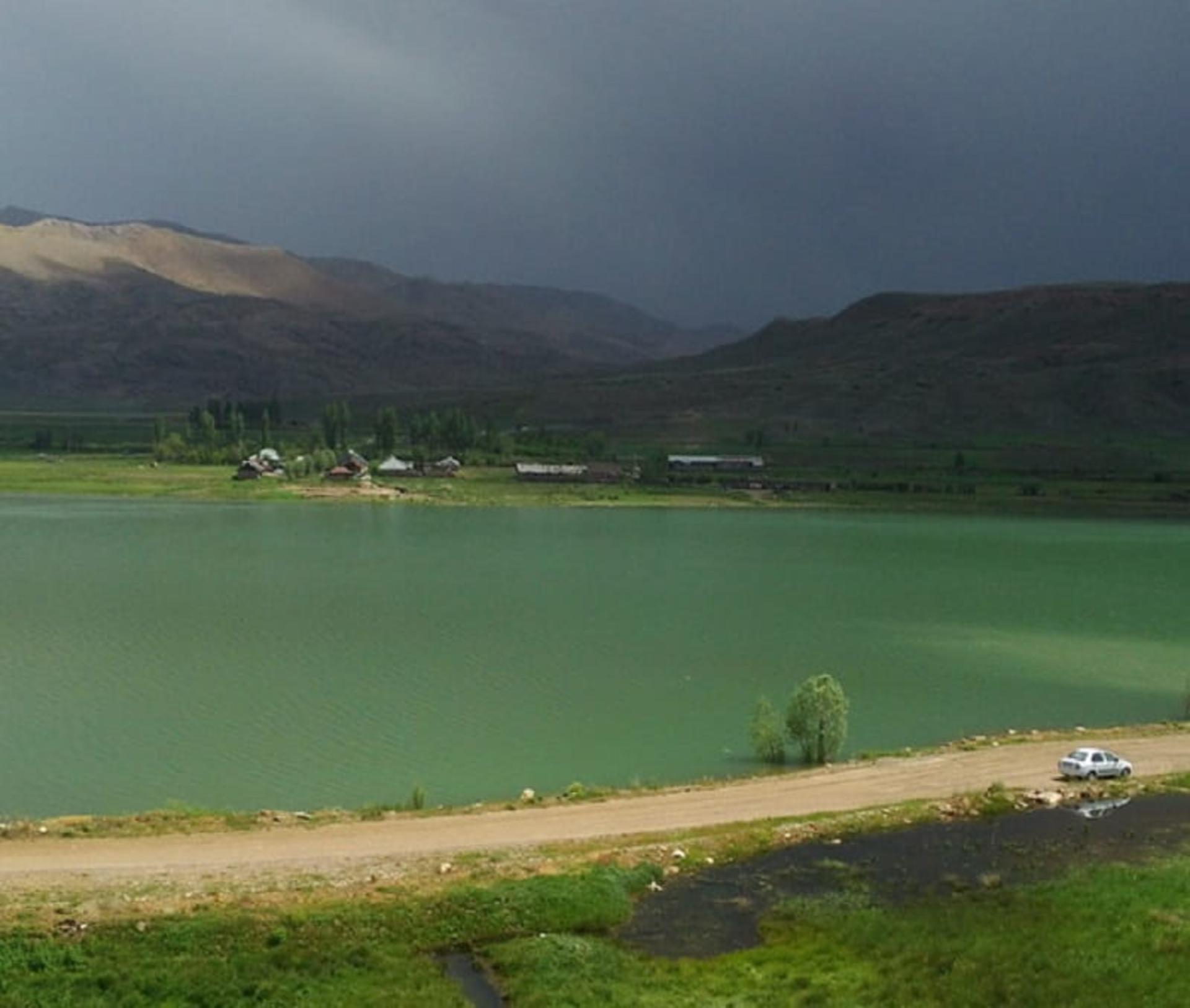 دریاچه سد نمرود روستای سله بن فیروزکوه