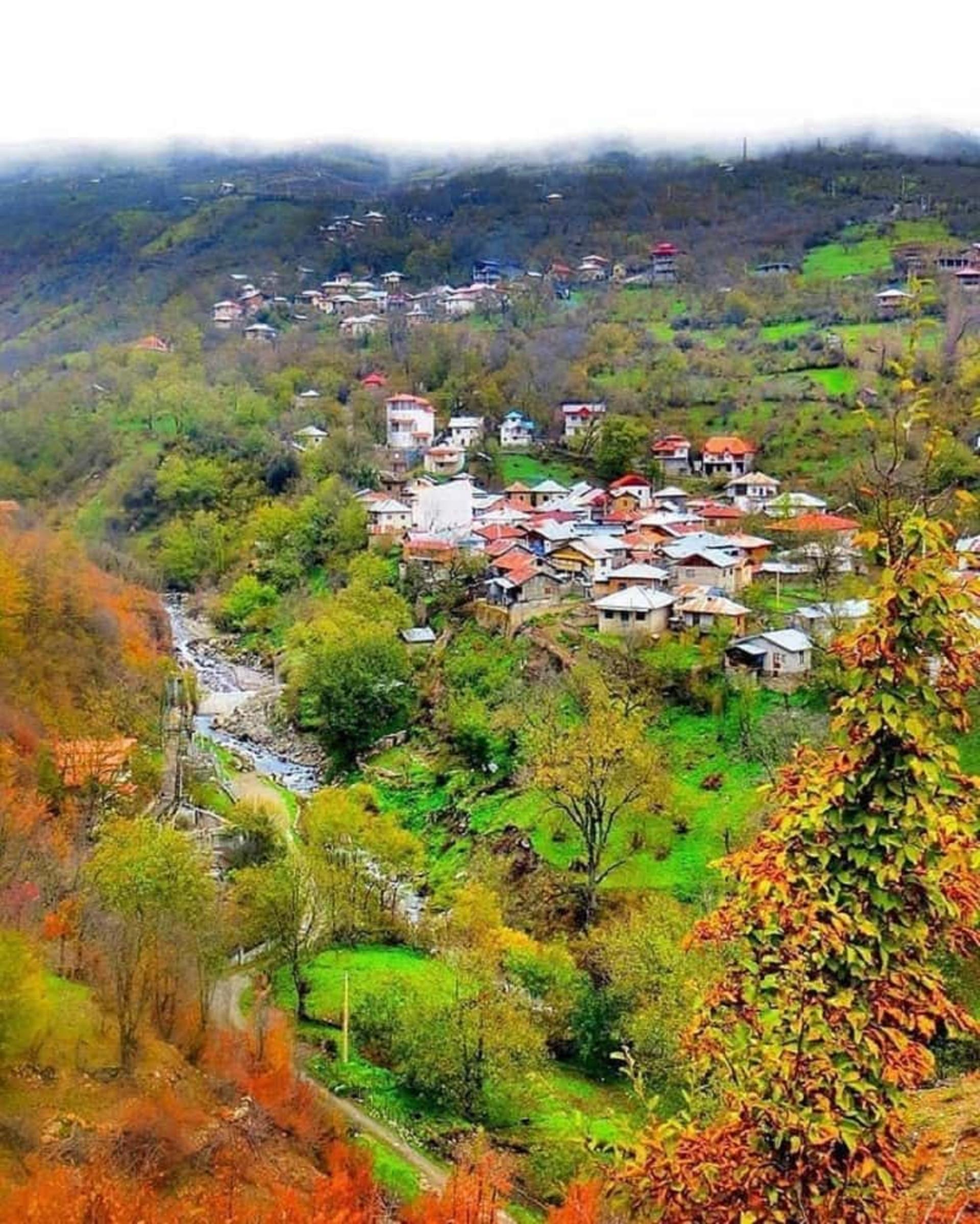 منظره پاییزی جنت رودبار