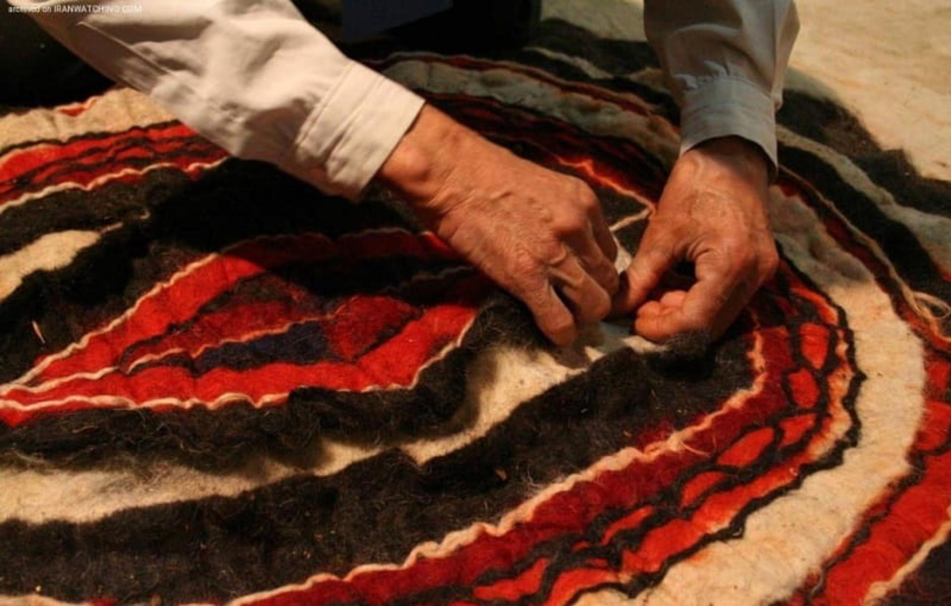 نمد بافی زنجان