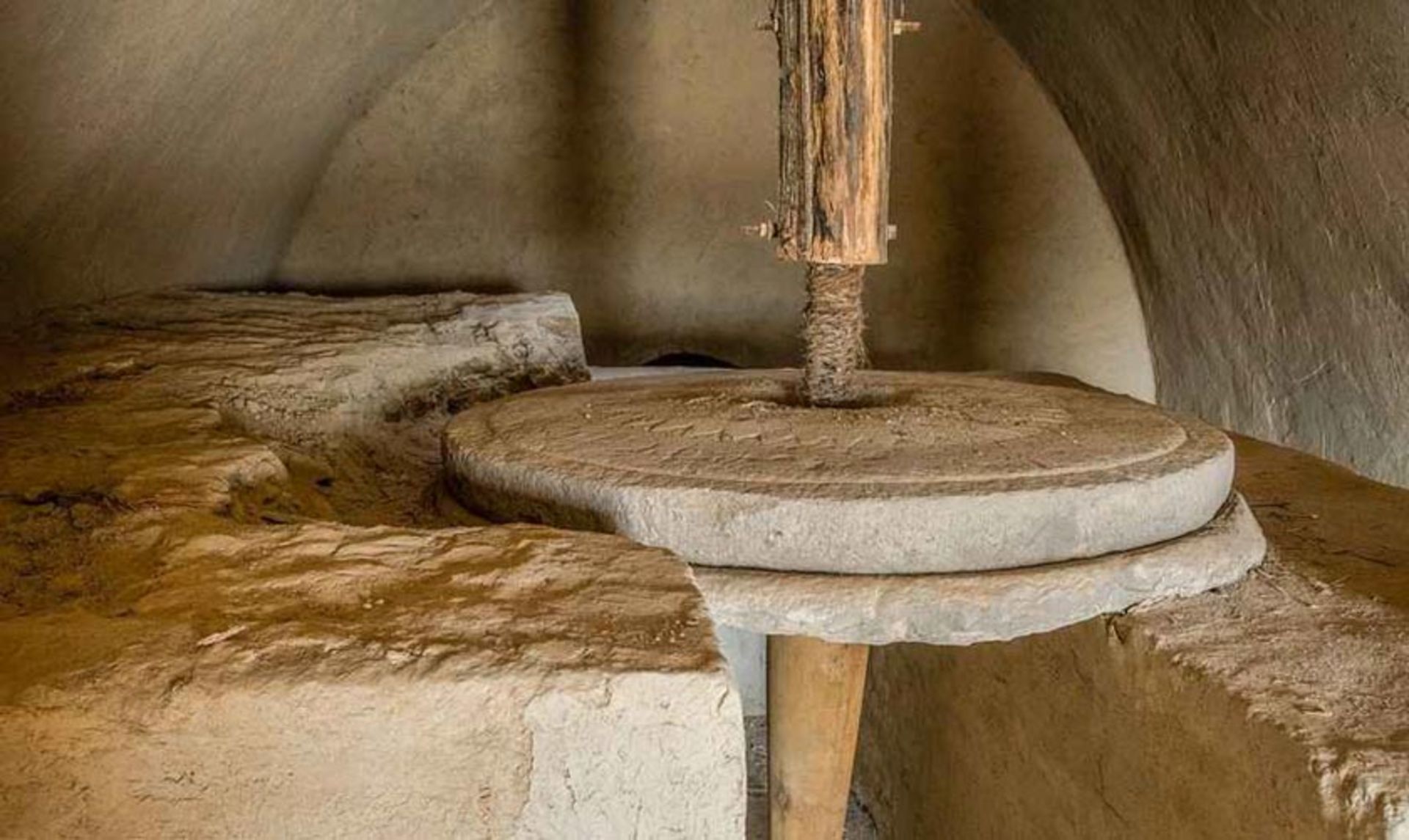 قسمت آسیاب در آسیاب بادی مچی