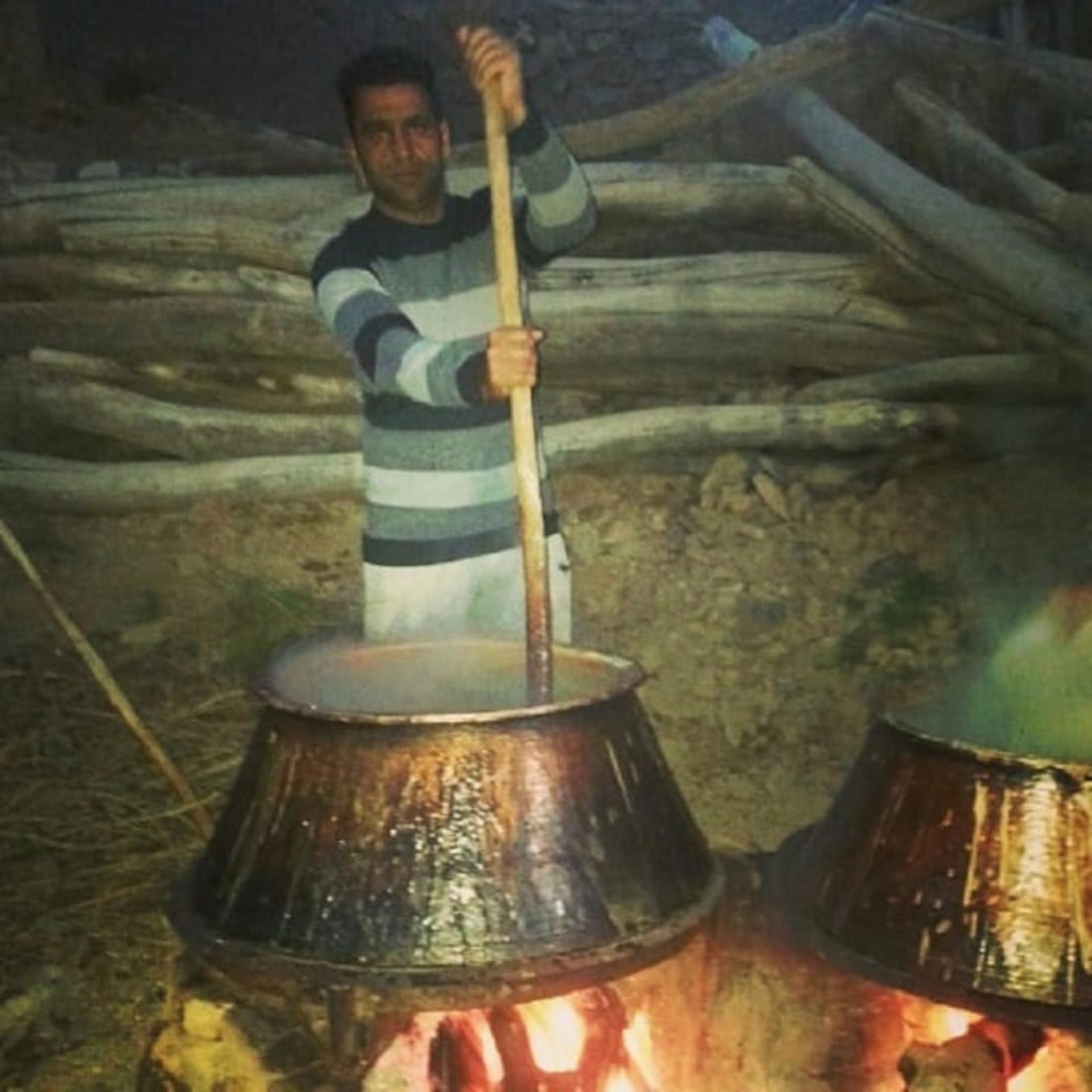 پخت جمعی سمنو 