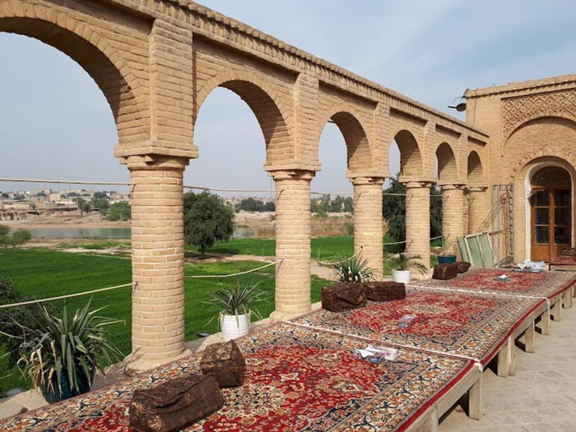 چشم‌انداز زیبای خانه‌ مستوفی شوشتر