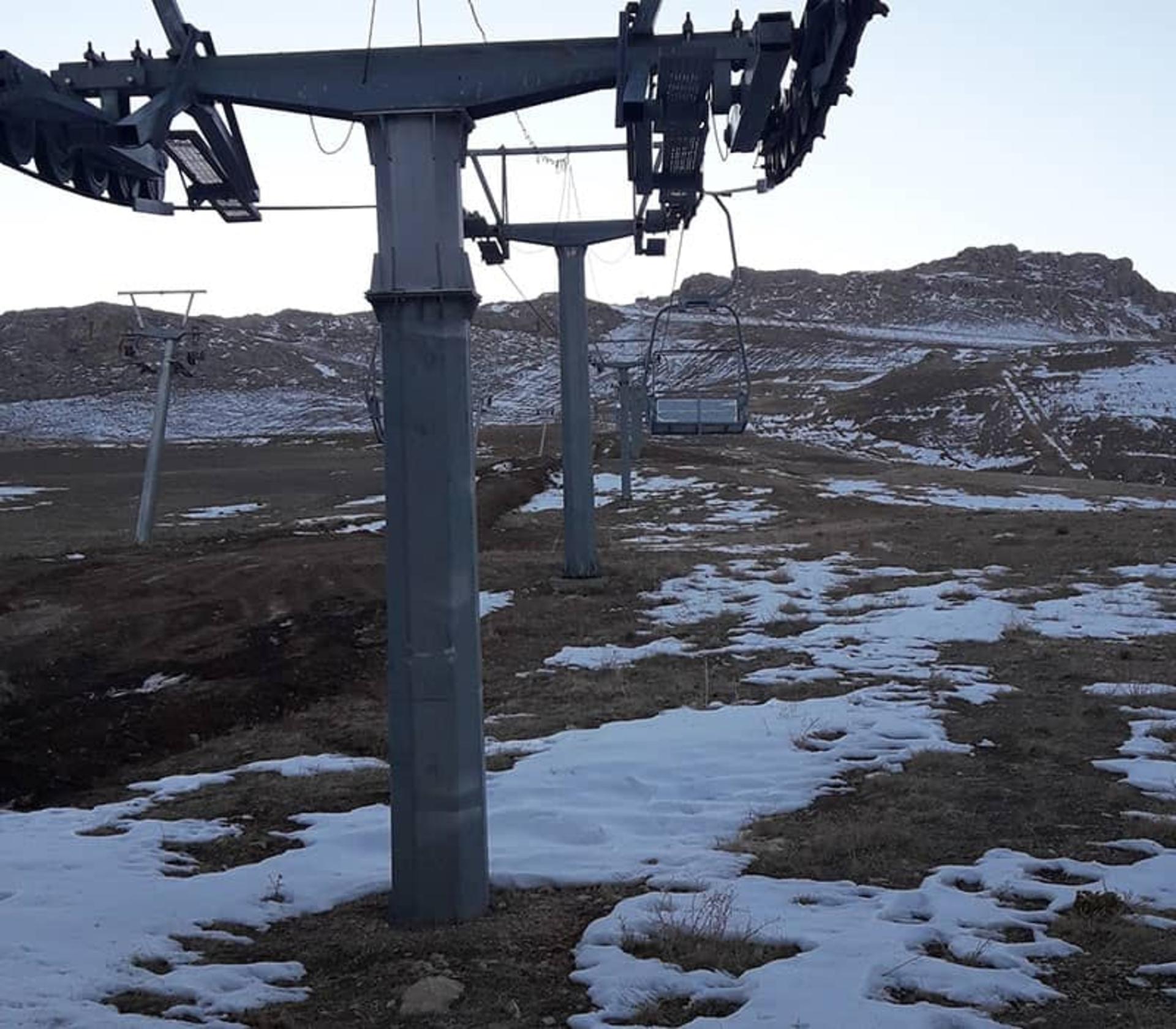 پیست اسکی بدون برف