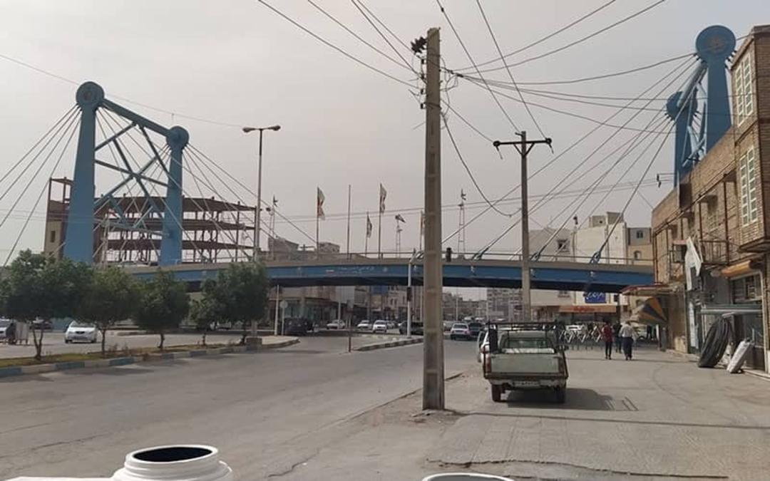 پل کابلی امام رضا در شهر آبادان