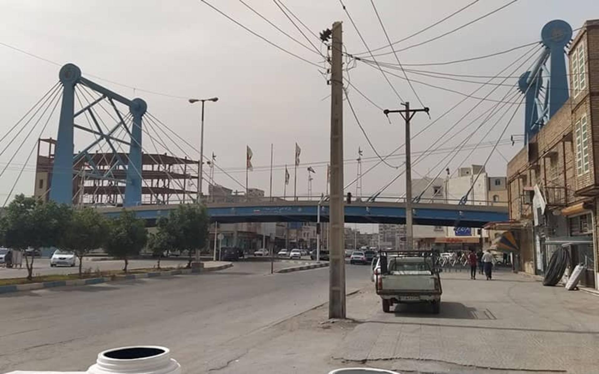پل کابلی امام رضا در شهر آبادان