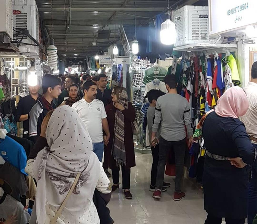 جمعیت بازدیدکنندگان در بازارچه مرزی مریوان