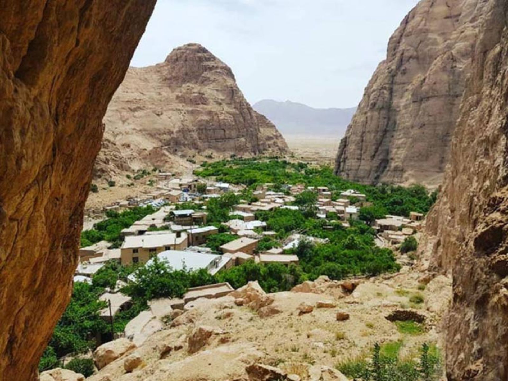 روستای گردشگری قطرم یزد میان دره های کوهستانی