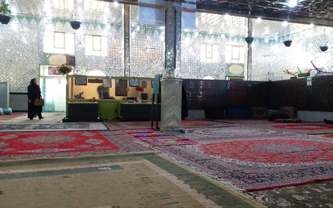 فضای داخلی آرامگاه سید عباس آبادان