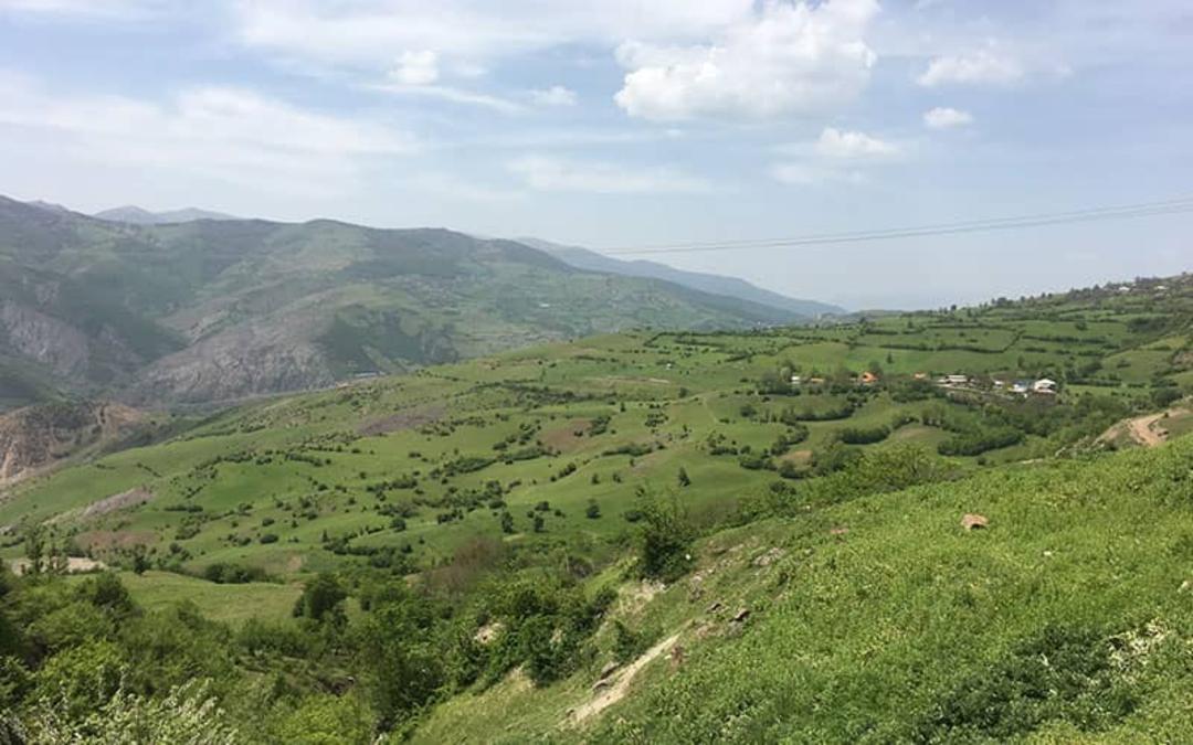 دشت سرسبز منطقه حفاظت شده سیاهرود