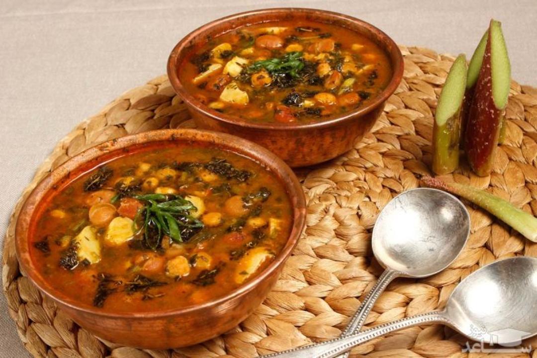 آش آلو ساوه