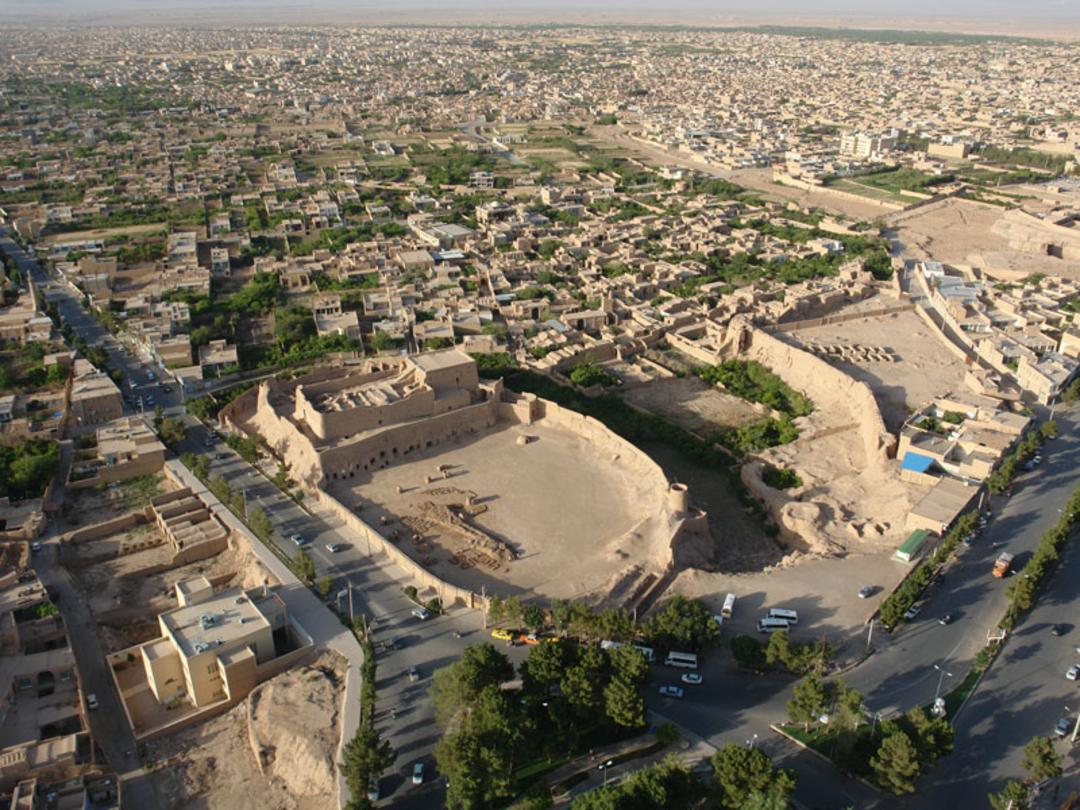 عکس هوایی از نارین قلعه نایین
