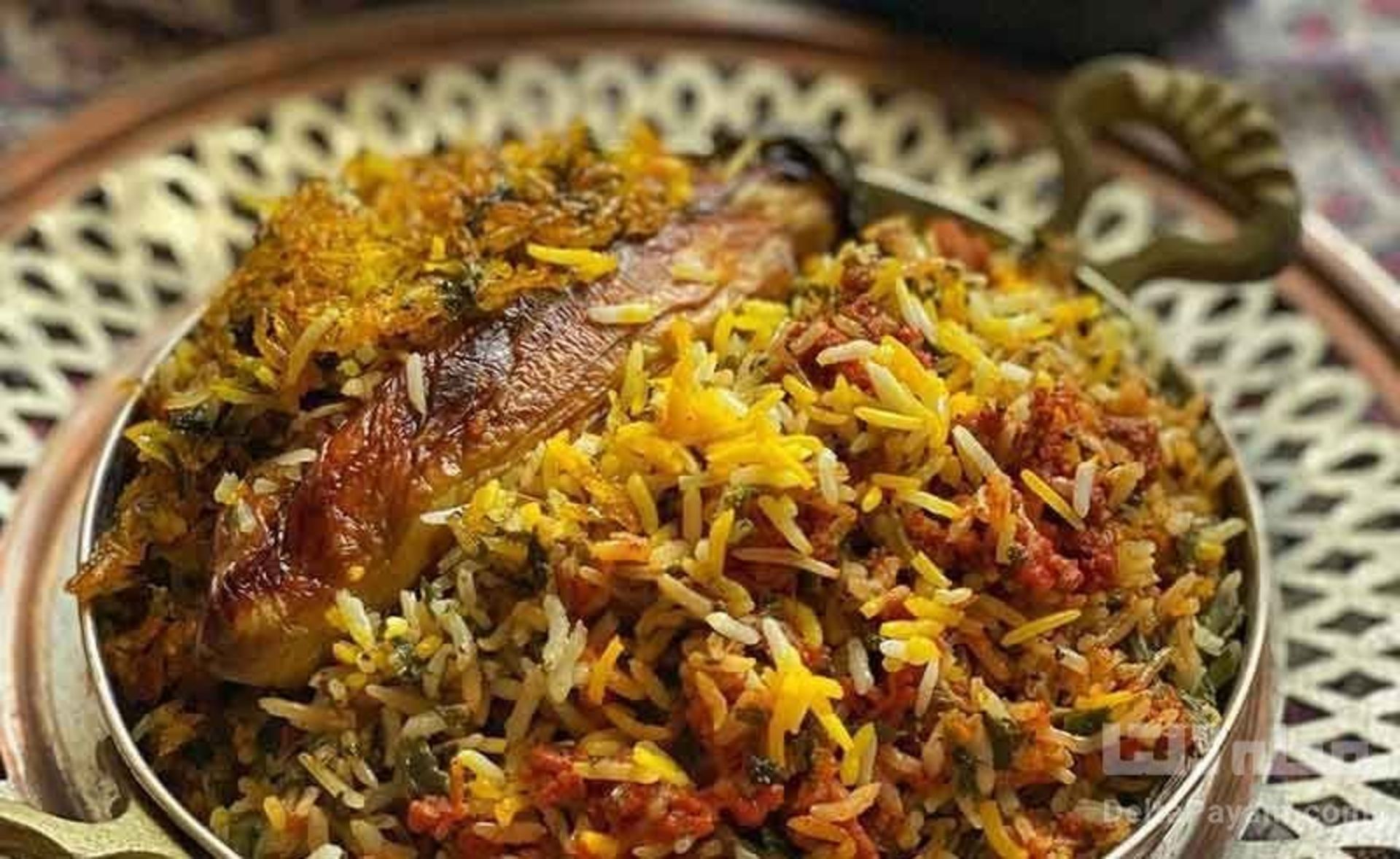 سبزی پلو دامغانی