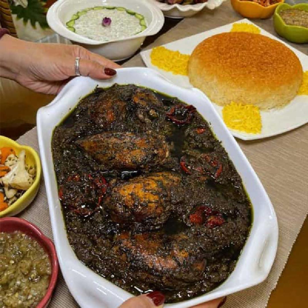 خورش مرغ ترش شمالی